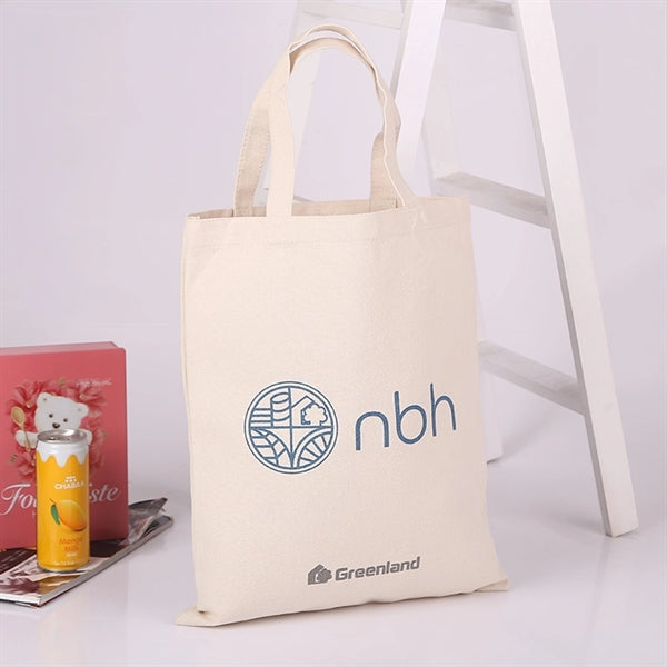100% 10OZ Cotton Canvas Shopping Tote Bag with Logo