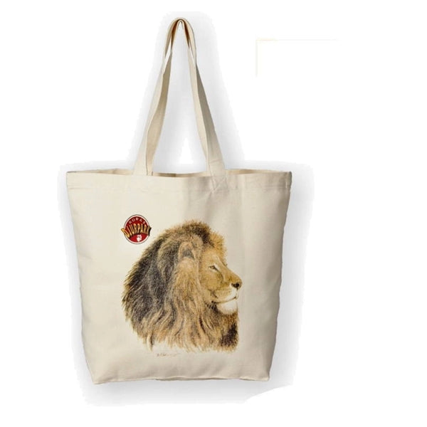 100% 10OZ Cotton Canvas Shopping Tote Bag with Logo