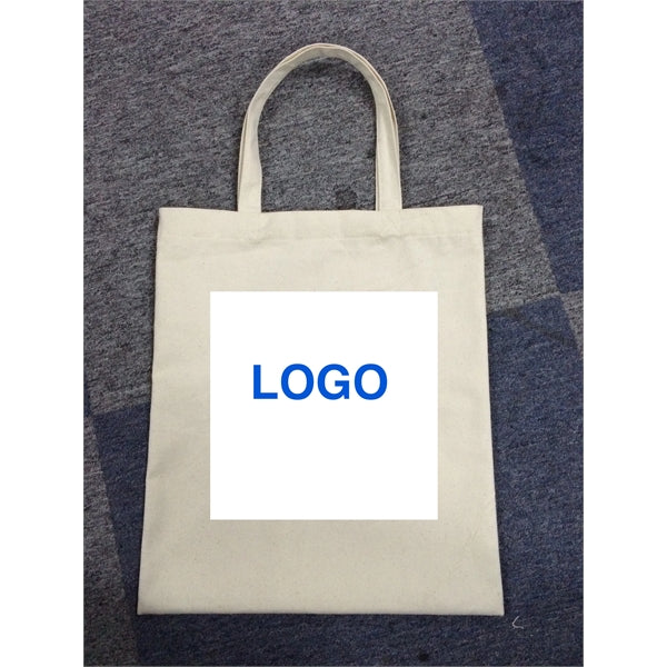 100% 10OZ Cotton Canvas Shopping Tote Bag with Logo