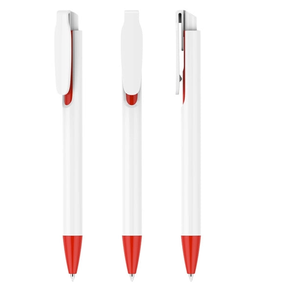 Plastic Push Retractable Ballpoint Pen