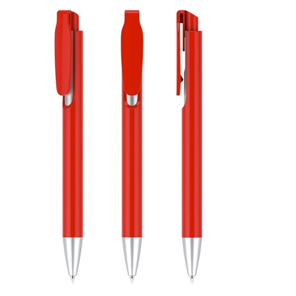 Plastic Push Retractable Ballpoint Pen