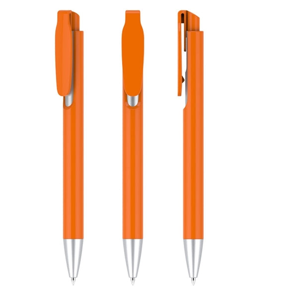 Plastic Push Retractable Ballpoint Pen