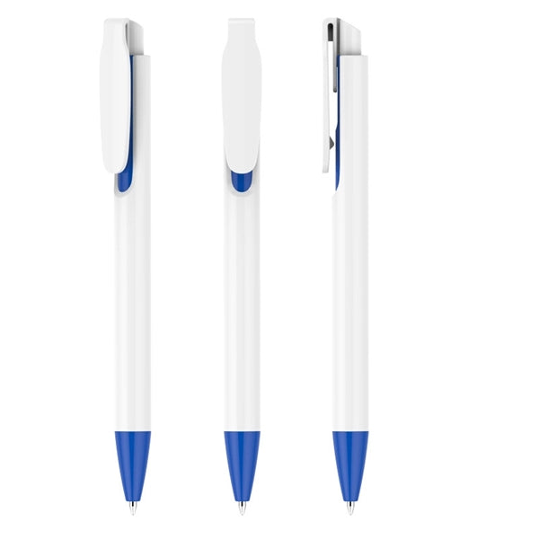 Plastic Push Retractable Ballpoint Pen