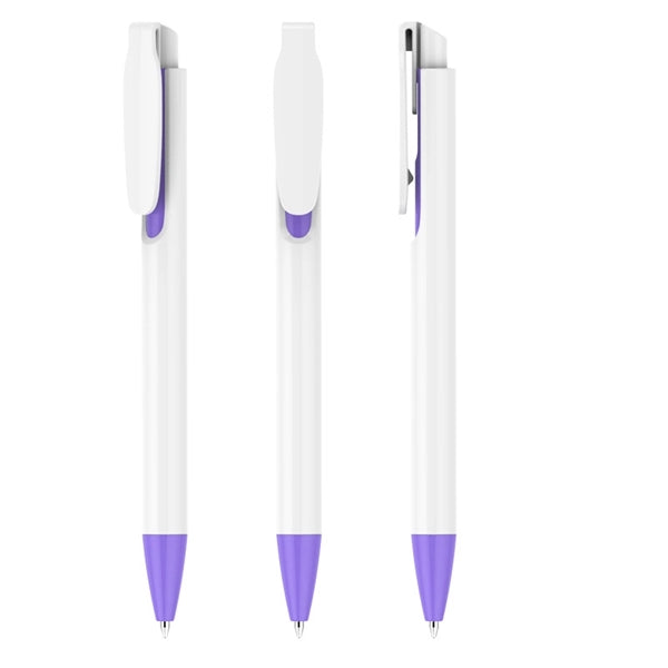 Plastic Push Retractable Ballpoint Pen