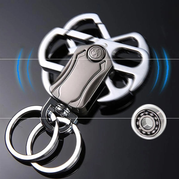 Men's multifunctional car keychain pendant with knife