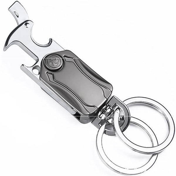 Men's multifunctional car keychain pendant with knife