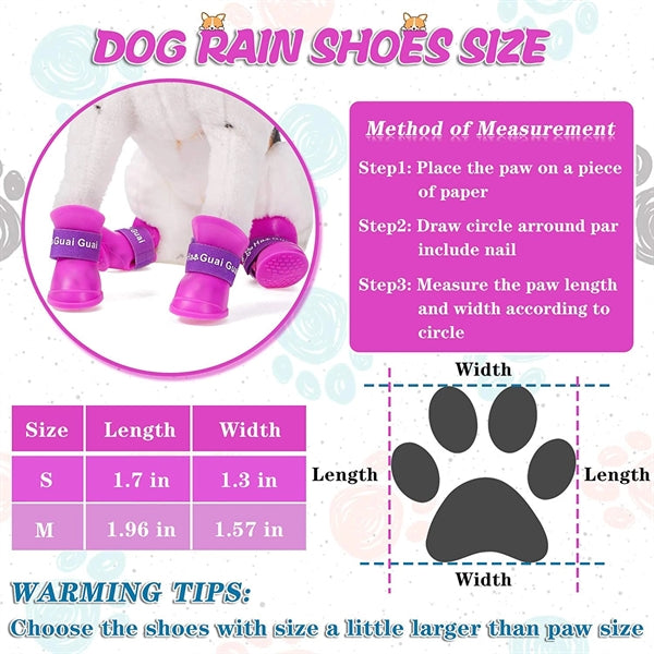 Pet Snow Shoes Rain Boots