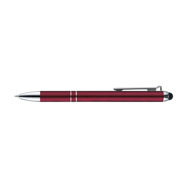 2-in-1 Retractable Stylus Metal Pen