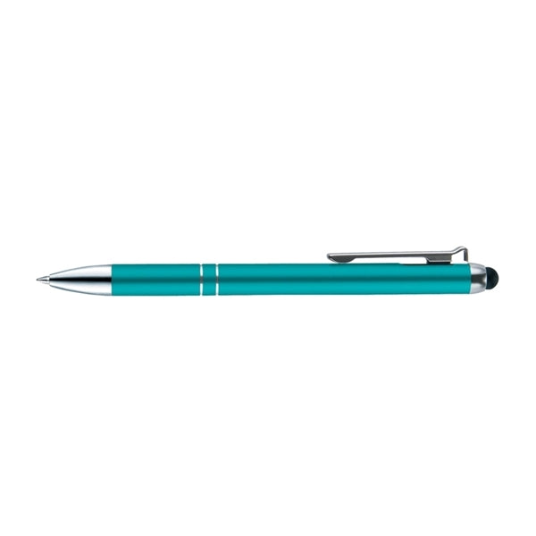 2-in-1 Retractable Stylus Metal Pen