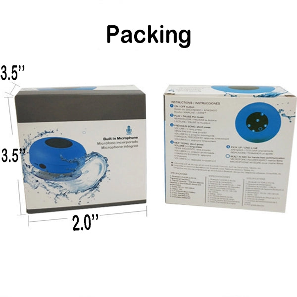 Portable Waterproof Shower Wireless Speaker