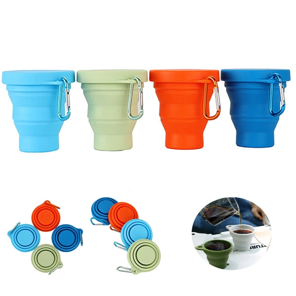 170ml. Portable Collapsible Silicone Water Cup