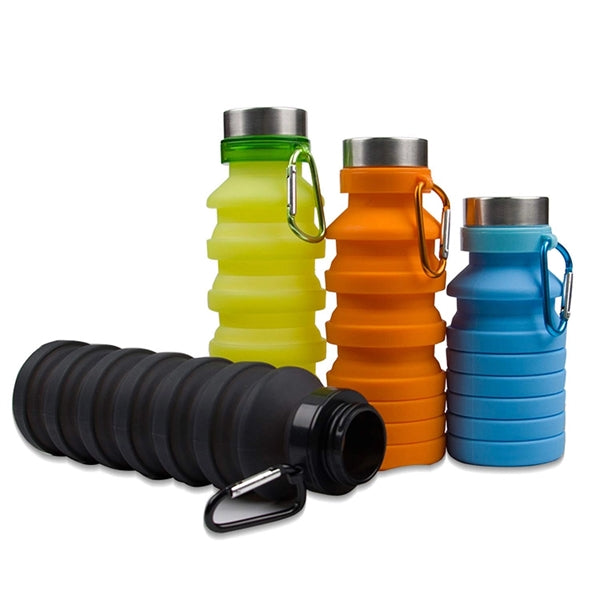 BPA Free Silicone Foldable Water Bottles