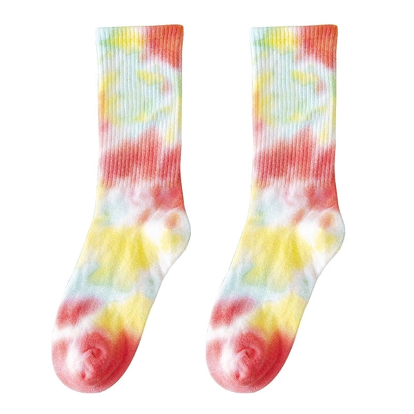 Tie Dye Crew Socks