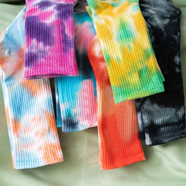Tie Dye Crew Socks
