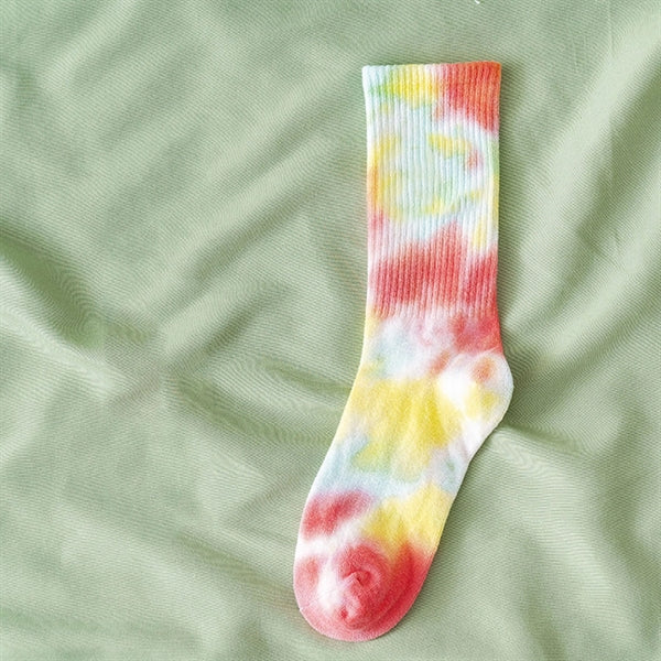 Tie Dye Crew Socks