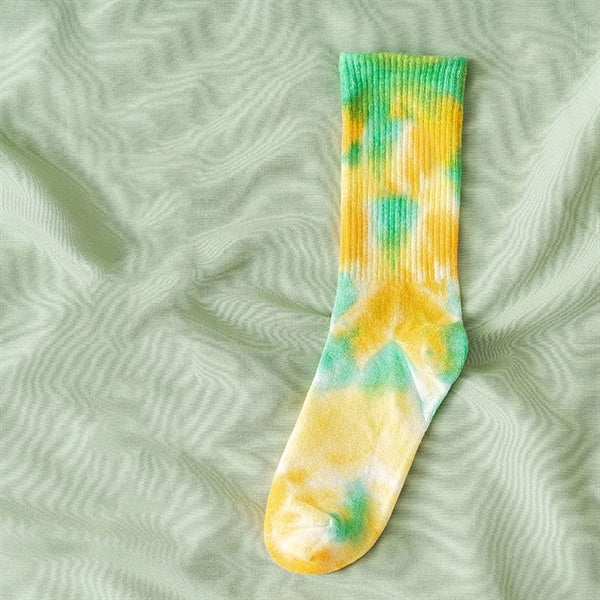 Tie Dye Crew Socks