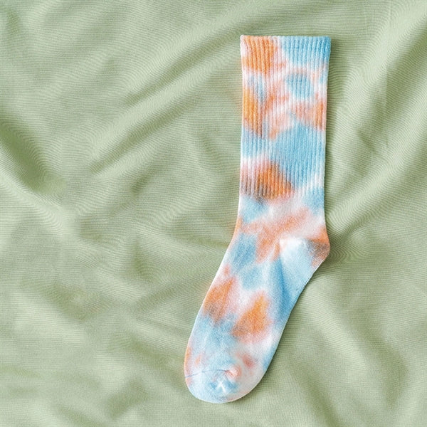 Tie Dye Crew Socks