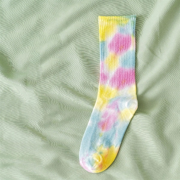 Tie Dye Crew Socks