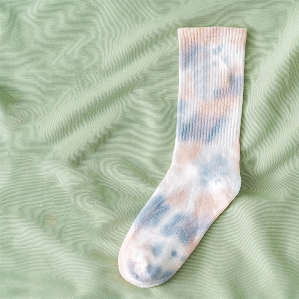 Tie Dye Crew Socks