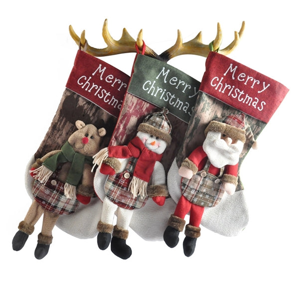 Christmas Decoration Socks Gift Bag