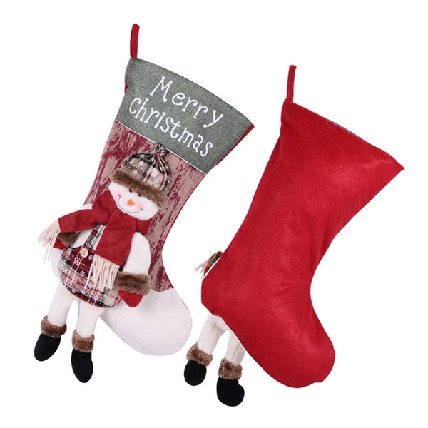 Christmas Decoration Socks Gift Bag