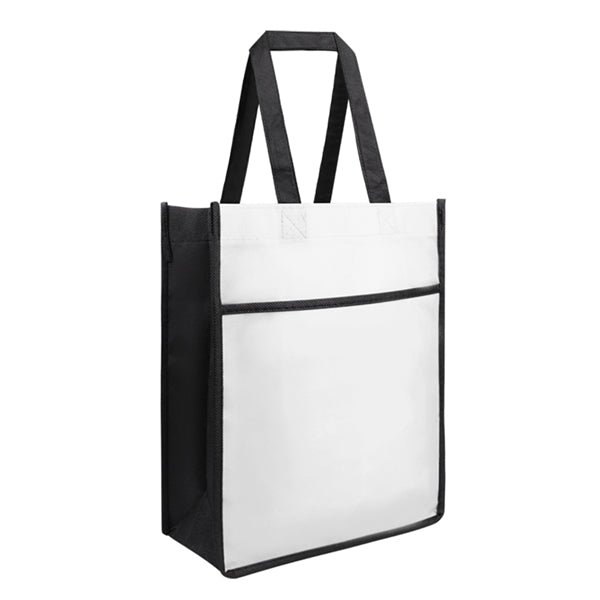 Non-woven Tote Bag w/Front Pocket