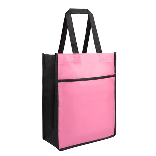 Non-woven Tote Bag w/Front Pocket