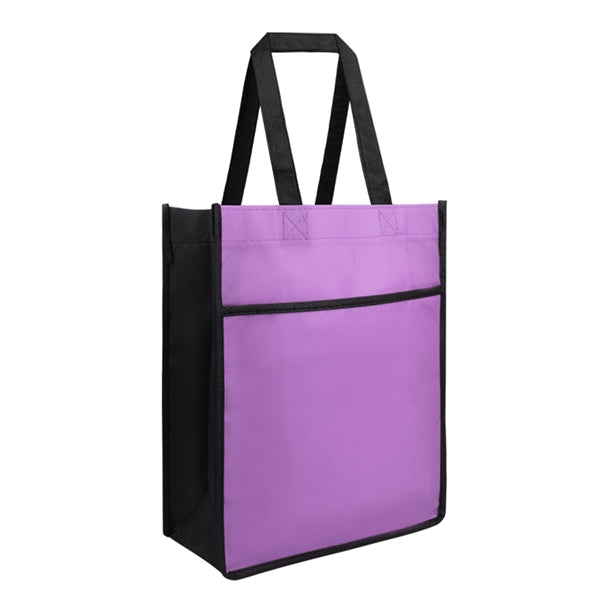 Non-woven Tote Bag w/Front Pocket