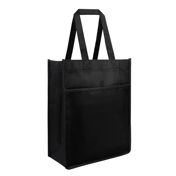 Non-woven Tote Bag w/Front Pocket