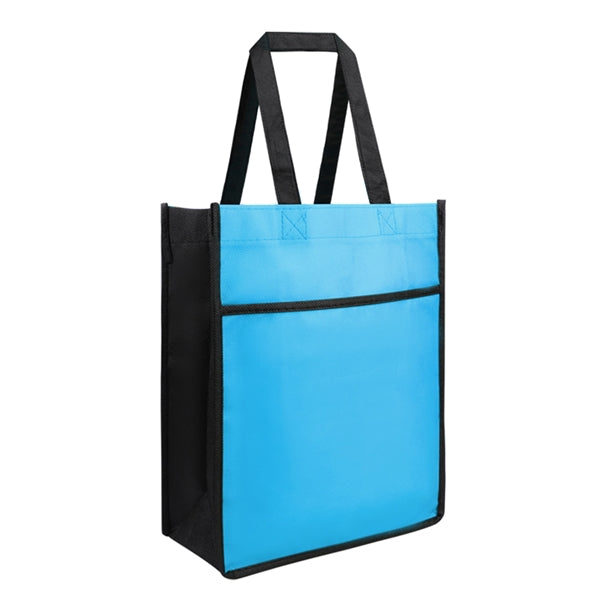 Non-woven Tote Bag w/Front Pocket
