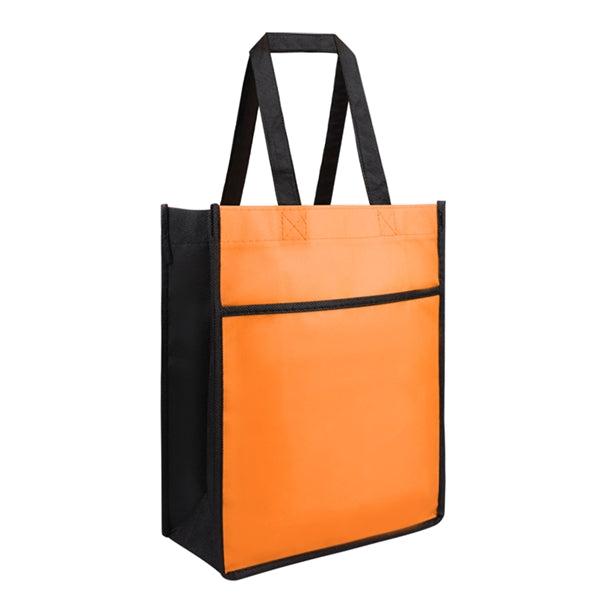 Non-woven Tote Bag w/Front Pocket