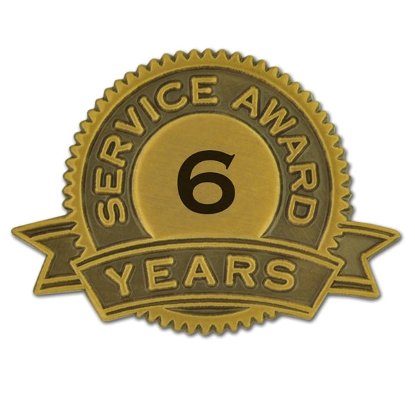 Service Award Pins 1-35 Years