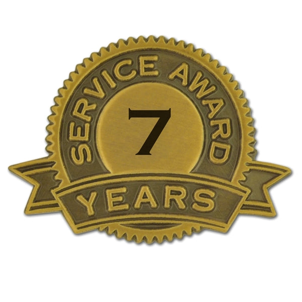 Service Award Pins 1-35 Years