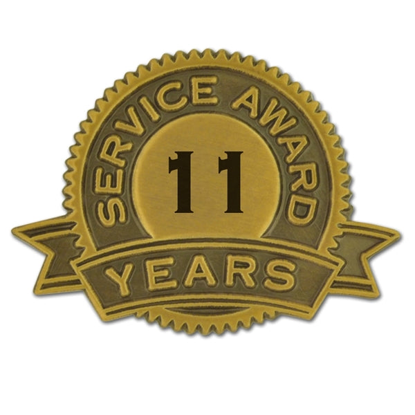 Service Award Pins 1-35 Years