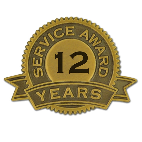 Service Award Pins 1-35 Years