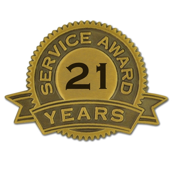 Service Award Pins 1-35 Years
