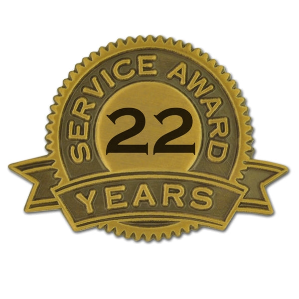 Service Award Pins 1-35 Years