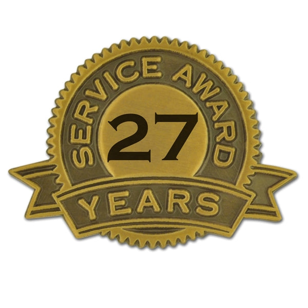 Service Award Pins 1-35 Years