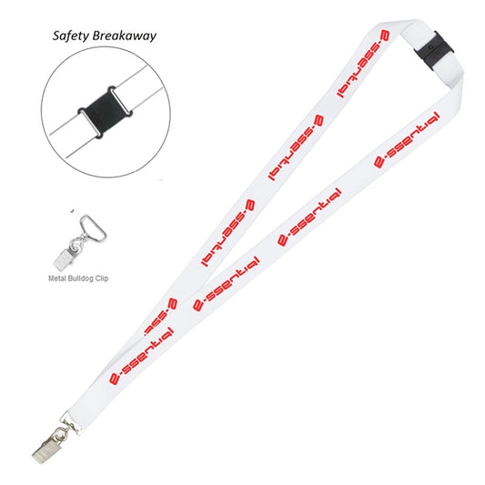 3/4" Silkscreen Breakaway Safety Release Lanyard