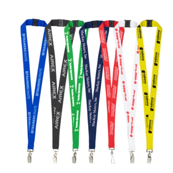 3/4" Silkscreen Breakaway Safety Release Lanyard