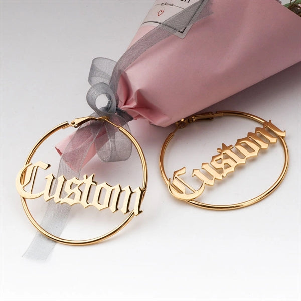 Name Earrings