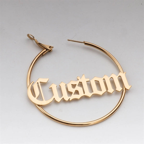 Name Earrings