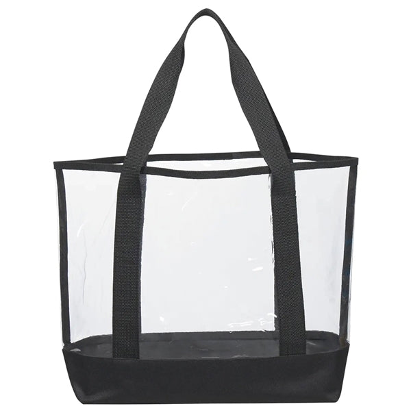 Imprinted Clear Casual Tote Bags