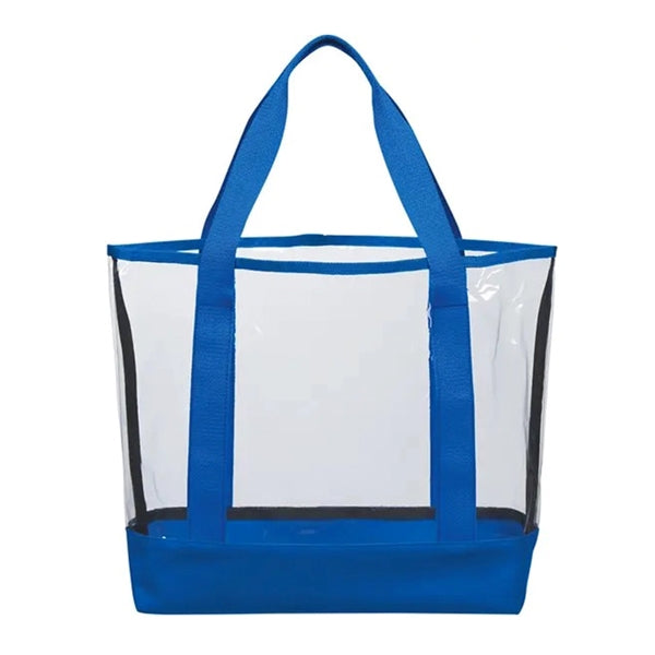 Imprinted Clear Casual Tote Bags