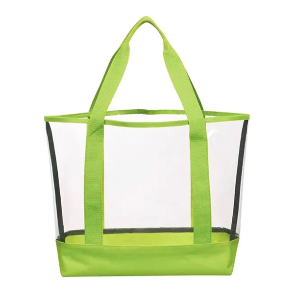 Imprinted Clear Casual Tote Bags