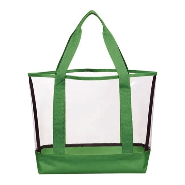 Imprinted Clear Casual Tote Bags