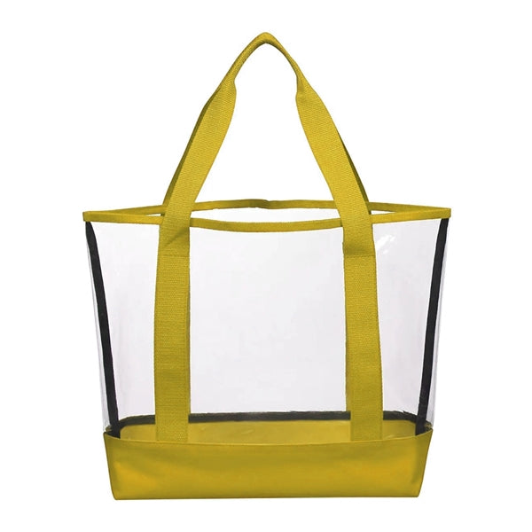 Imprinted Clear Casual Tote Bags