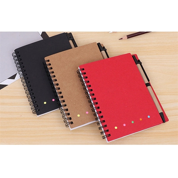 Notebook With Sticky Note