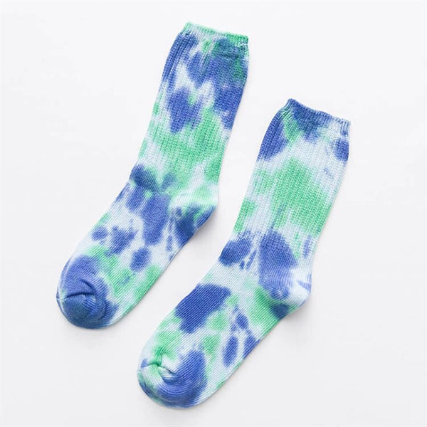 Tie Dye Crew Socks