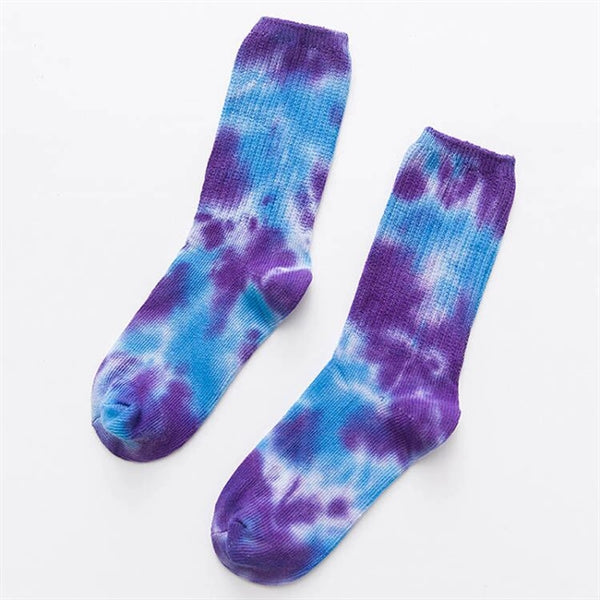 Tie Dye Crew Socks